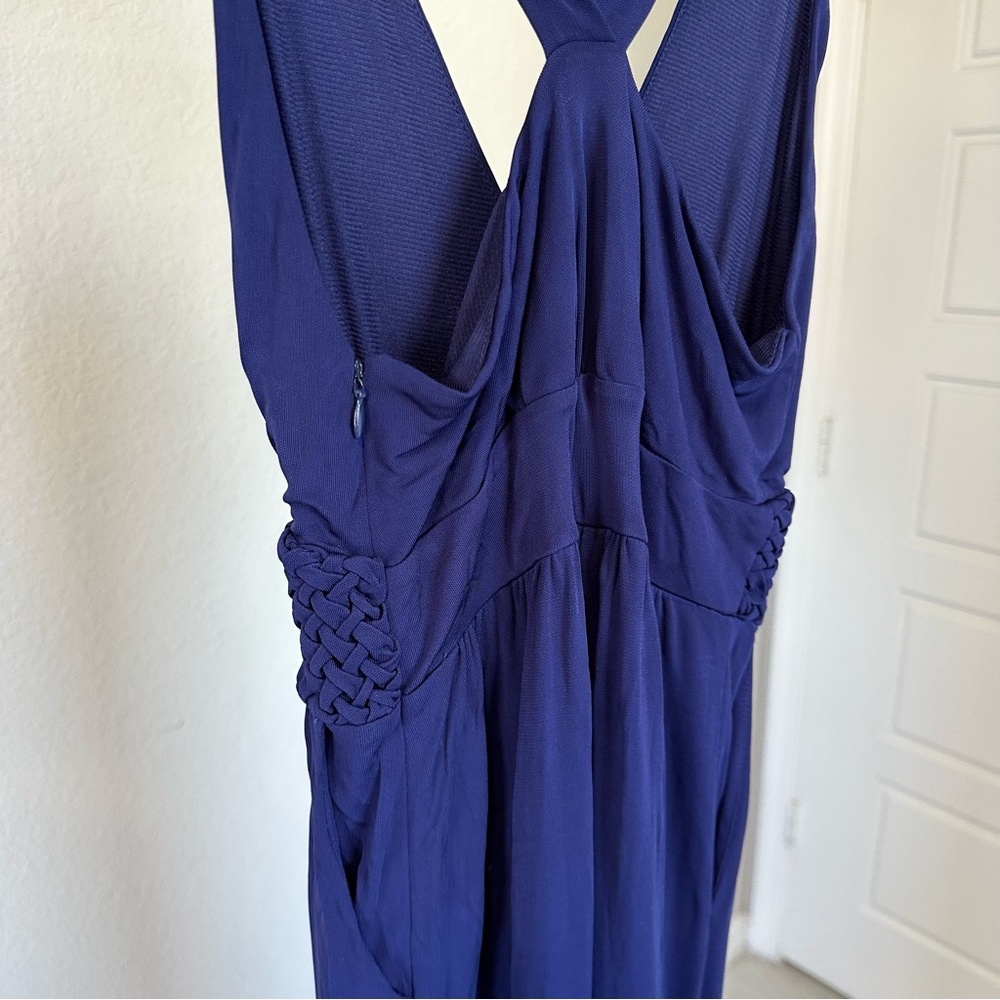 Anthropologie Maeve Navy Yuma Maxi Dress - Picture 9 of 12